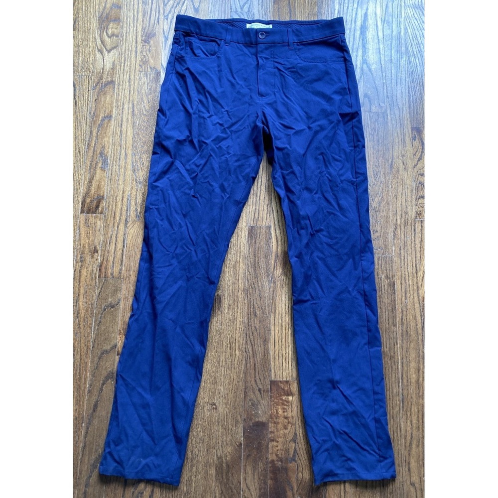 Holderness & Bourne Pants Mens Size 34x34 Navy Blue McDaniel Performance Chino